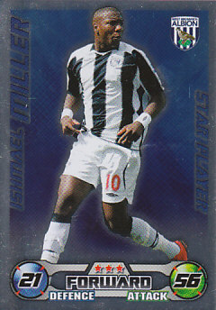 Ishmael Miller West Bromwich Albion 2008/09 Topps Match Attax Star Player #324